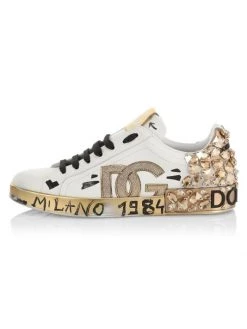 DOLCE&GABBANA Bassa Crystal Sneakers For Men -Deals DOLCE&GABBANA Store unnamed file 536