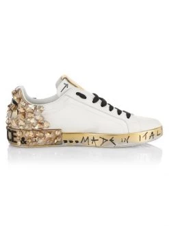 DOLCE&GABBANA Bassa Crystal Sneakers For Men -Deals DOLCE&GABBANA Store unnamed file 537