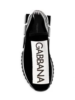 DOLCE&GABBANA Sorrento Logo Slip-On Sneakers For Men White Black -Deals DOLCE&GABBANA Store unnamed file 551