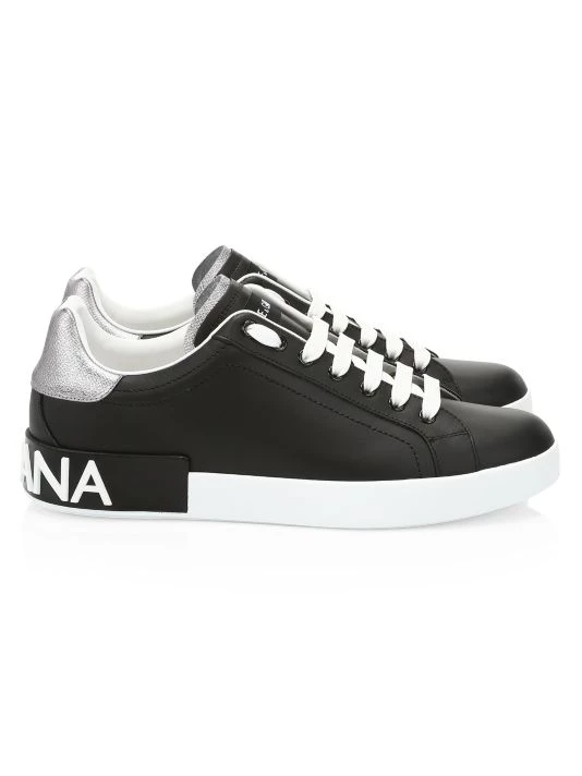 DOLCE&GABBANA Portofino Leather Sneakers For Men 3 DOLCE&GABBANA Portofino Leather Sneakers For Men