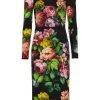 DOLCE&GABBANA Painterly Floral Long-Sleeve Dress -Deals DOLCE&GABBANA Store unnamed file 566