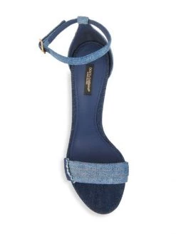 DOLCE&GABBANA Sculpted-Heel Patchwork Denim Sandals -Deals DOLCE&GABBANA Store unnamed file 57