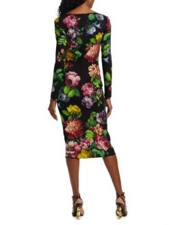DOLCE&GABBANA Painterly Floral Long-Sleeve Dress -Deals DOLCE&GABBANA Store unnamed file 570