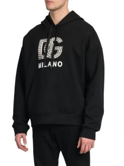 DOLCE&GABBANA Logo Hoodie Sweatshirt For Men -Deals DOLCE&GABBANA Store unnamed file 608