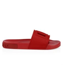 DOLCE&GABBANA DG Pool Slides For Men Red