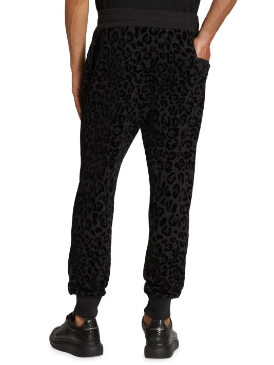 DOLCE&GABBANA DG Leopard Jogger Pants For Men 7 DOLCE&GABBANA DG Leopard Jogger Pants For Men - Image 5