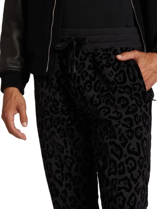 DOLCE&GABBANA DG Leopard Jogger Pants For Men 8 DOLCE&GABBANA DG Leopard Jogger Pants For Men - Image 6