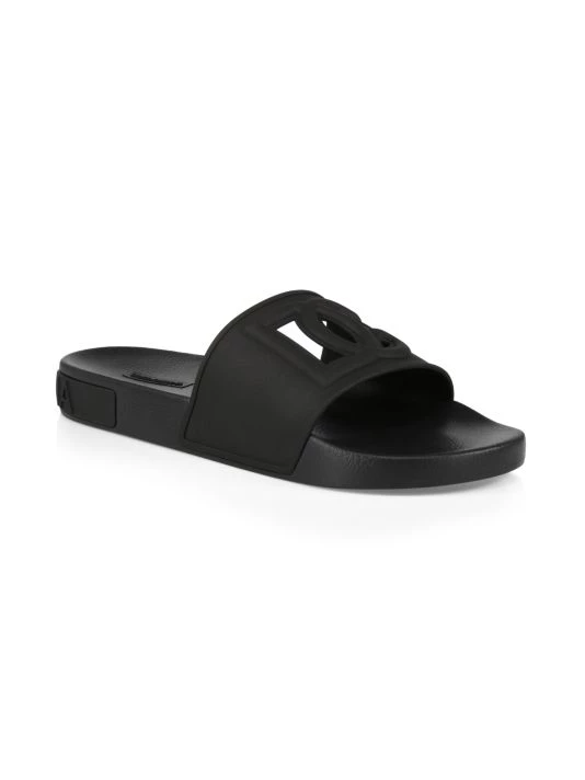 DOLCE&GABBANA DG Pool Slides For Men Red 4 DOLCE&GABBANA DG Pool Slides For Men Red - Image 2