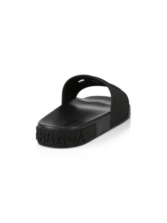 DOLCE&GABBANA DG Pool Slides For Men Red 5 DOLCE&GABBANA DG Pool Slides For Men Red - Image 3