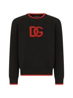 DOLCE&GABBANA Logo Monogram Sweater For Men