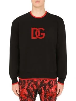 DOLCE&GABBANA Logo Monogram Sweater For Men -Deals DOLCE&GABBANA Store unnamed file 652