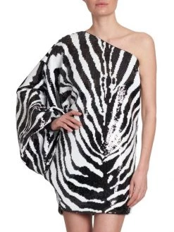DOLCE&GABBANA Zebra One-Shoulder Sequin-Embroidered Minidress 10 DOLCE&GABBANA Zebra One-Shoulder Sequin-Embroidered Minidress -Deals DOLCE&GABBANA Store unnamed file 687