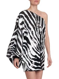 DOLCE&GABBANA Zebra One-Shoulder Sequin-Embroidered Minidress 11 DOLCE&GABBANA Zebra One-Shoulder Sequin-Embroidered Minidress -Deals DOLCE&GABBANA Store unnamed file 688