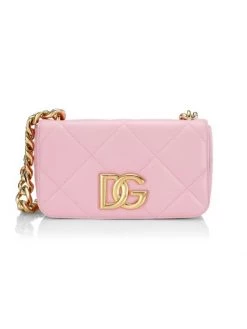 DOLCE&GABBANA Quilted Leather Shoulder Bag