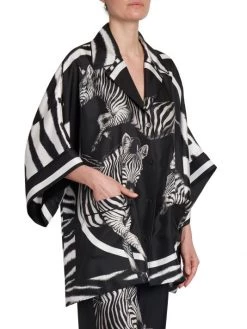 DOLCE&GABBANA Zebra Oversized Silk Zebra-Print Shirt -Deals DOLCE&GABBANA Store unnamed file 703
