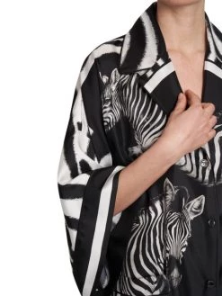 DOLCE&GABBANA Zebra Oversized Silk Zebra-Print Shirt -Deals DOLCE&GABBANA Store unnamed file 705