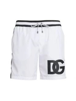 DOLCE&GABBANA Big Logo Swim Short Trunks For Men