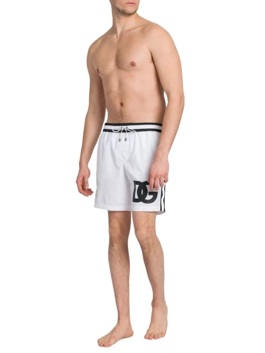 DOLCE&GABBANA Big Logo Swim Short Trunks For Men 4 DOLCE&GABBANA Big Logo Swim Short Trunks For Men - Image 2