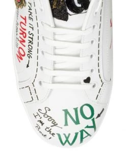 DOLCE&GABBANA Portofino Embellished Logo Sneakers For Men -Deals DOLCE&GABBANA Store unnamed file 75
