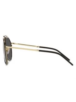 DOLCE&GABBANA 57MM Aviator Sunglasses For Men Gold Black -Deals DOLCE&GABBANA Store unnamed file 763