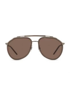 DOLCE&GABBANA 57MM Aviator Sunglasses For Men Gold Black -Deals DOLCE&GABBANA Store unnamed file 766