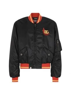 DOLCE&GABBANA Logo Bomber Jacket For Men