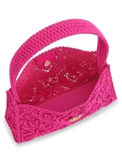 DOLCE&GABBANA Cordonetto Lace Top Handle Bag Fuxia -Deals DOLCE&GABBANA Store unnamed file 838