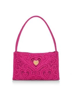 DOLCE&GABBANA Cordonetto Lace Top Handle Bag Fuxia -Deals DOLCE&GABBANA Store unnamed file 839