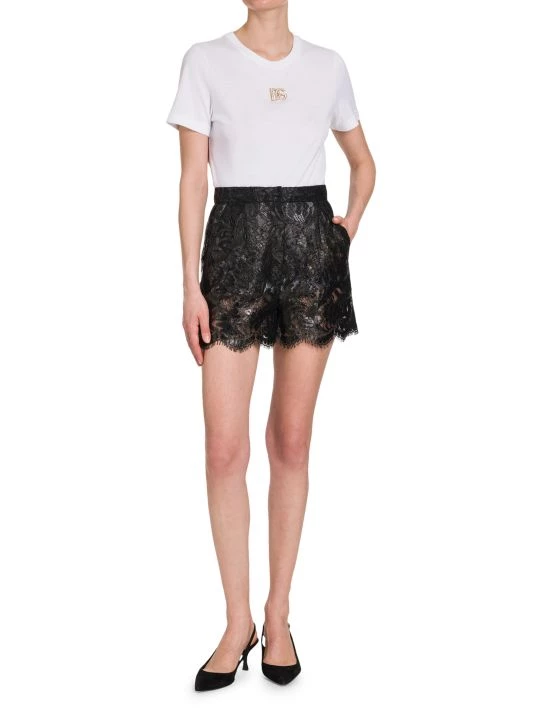 DOLCE&GABBANA Logo Hardware Longline T-Shirt 3 DOLCE&GABBANA Logo Hardware Longline T-Shirt - Image 2