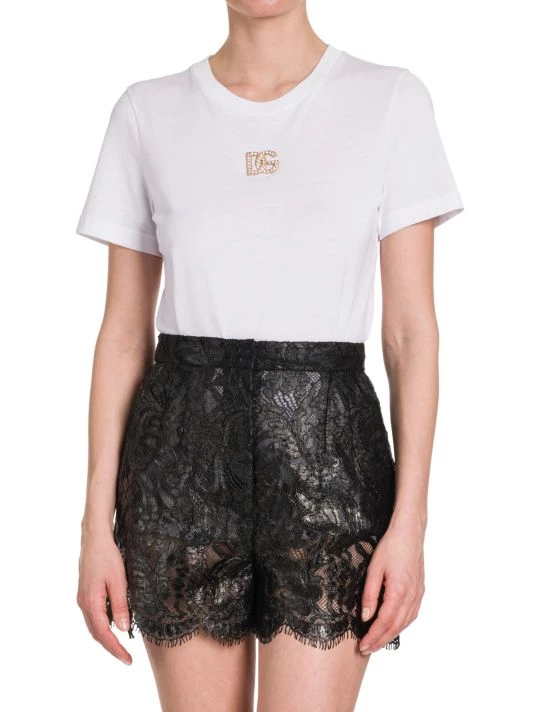 DOLCE&GABBANA Logo Hardware Longline T-Shirt 4 DOLCE&GABBANA Logo Hardware Longline T-Shirt - Image 3