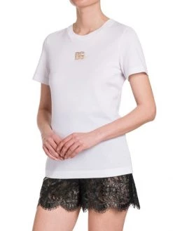 DOLCE&GABBANA Logo Hardware Longline T-Shirt 10 DOLCE&GABBANA Logo Hardware Longline T-Shirt -Deals DOLCE&GABBANA Store unnamed file 86