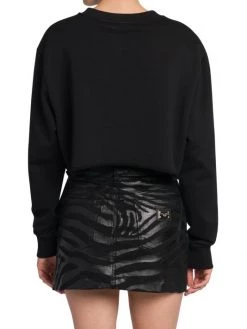 DOLCE&GABBANA Zebra Cropped Logo-Embroidered Sweatshirt -Deals DOLCE&GABBANA Store unnamed file 874