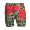 DOLCE&GABBANA Floral & Animal Print Swim Trunks For Men