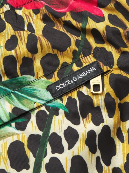 DOLCE&GABBANA Floral & Animal Print Swim Trunks For Men 8 DOLCE&GABBANA Floral & Animal Print Swim Trunks For Men - Image 6