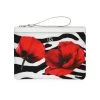 DOLCE&GABBANA Zebra & Peony Nylon Zip Pouch