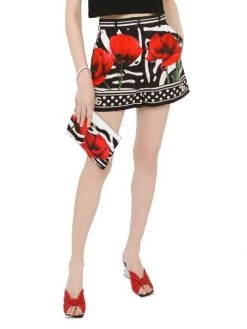 DOLCE&GABBANA Zebra & Peony Nylon Zip Pouch -Deals DOLCE&GABBANA Store unnamed file 907