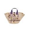 DOLCE&GABBANA DG Embroidered Raffia Tote