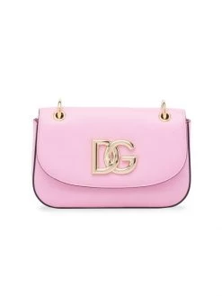 DOLCE&GABBANA 3.5 DG Leather Crossbody Bag