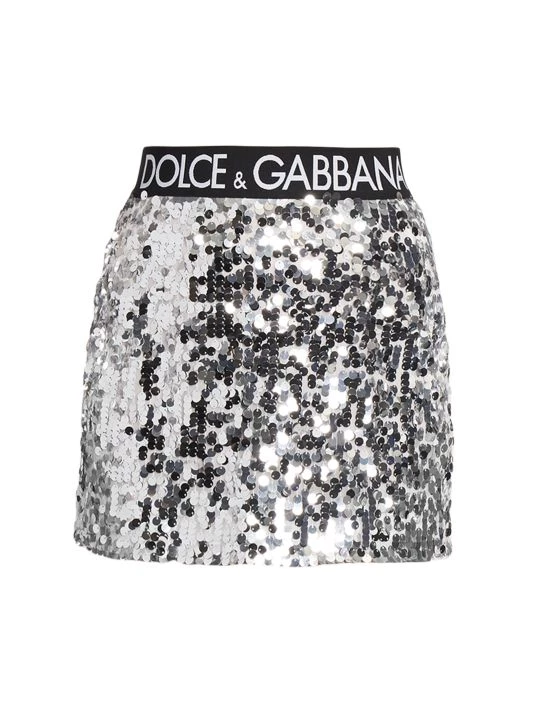 DOLCE&GABBANA Zebra Sequin-Embroidered Miniskirt 3 DOLCE&GABBANA Zebra Sequin-Embroidered Miniskirt