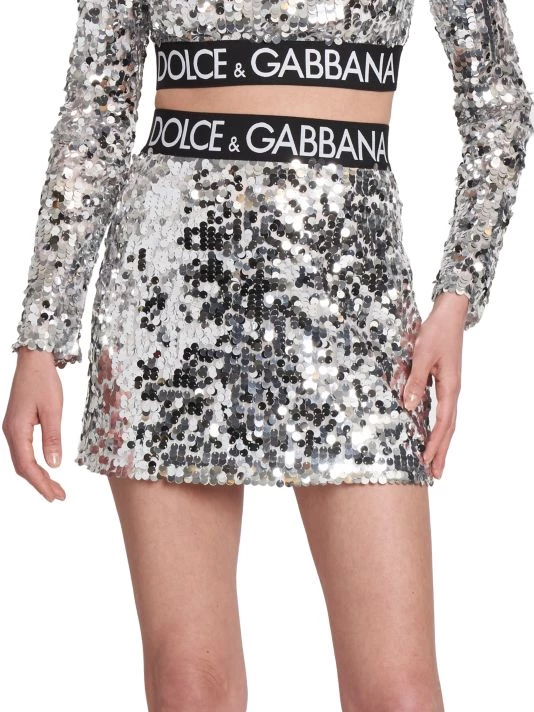 DOLCE&GABBANA Zebra Sequin-Embroidered Miniskirt 5 DOLCE&GABBANA Zebra Sequin-Embroidered Miniskirt - Image 3
