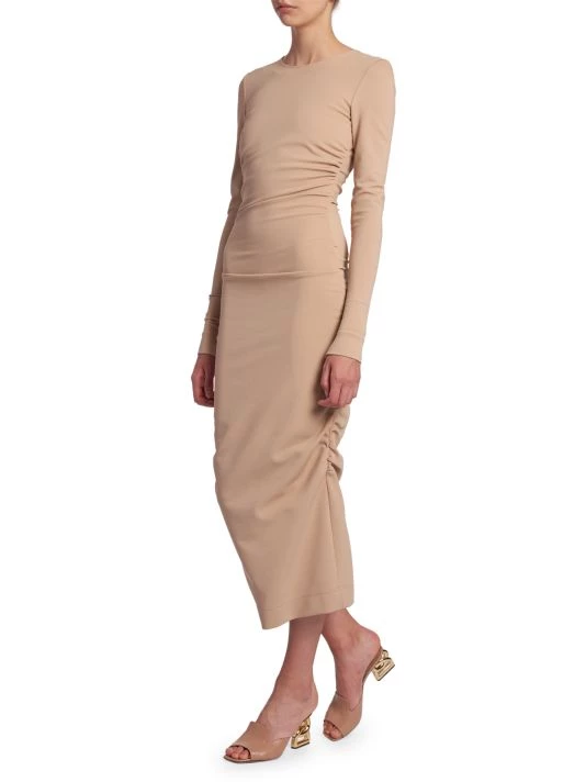 DOLCE&GABBANA Ruched Midi-Dress 4 DOLCE&GABBANA Ruched Midi-Dress - Image 2