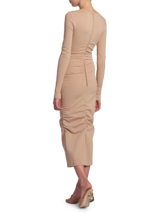 DOLCE&GABBANA Ruched Midi-Dress 7 DOLCE&GABBANA Ruched Midi-Dress - Image 5