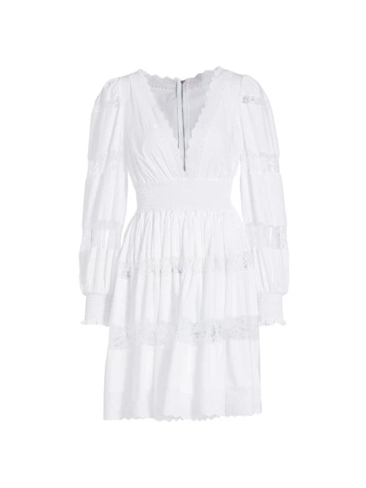 DOLCE&GABBANA Tiered Lace Insert Minidress 3 DOLCE&GABBANA Tiered Lace Insert Minidress