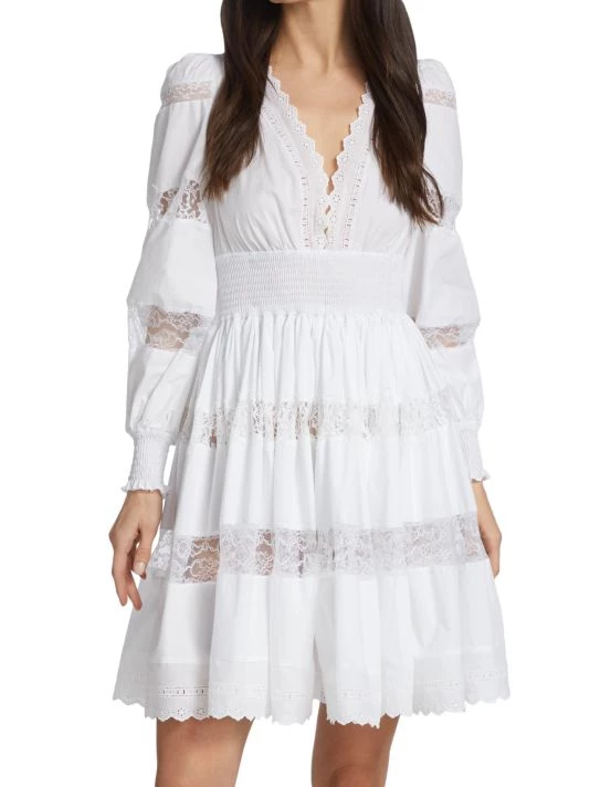 DOLCE&GABBANA Tiered Lace Insert Minidress 4 DOLCE&GABBANA Tiered Lace Insert Minidress - Image 2