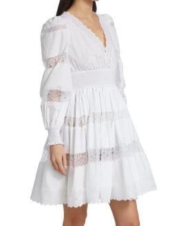 DOLCE&GABBANA Tiered Lace Insert Minidress 10 DOLCE&GABBANA Tiered Lace Insert Minidress -Deals DOLCE&GABBANA Store unnamed file 967