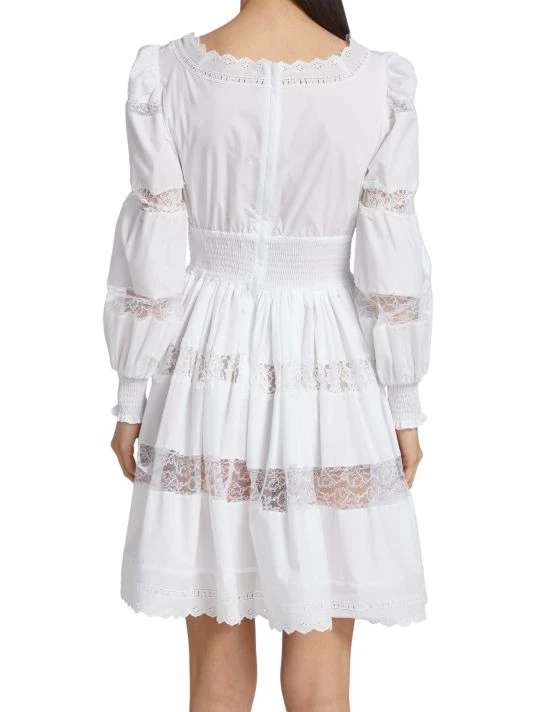 DOLCE&GABBANA Tiered Lace Insert Minidress 6 DOLCE&GABBANA Tiered Lace Insert Minidress - Image 4