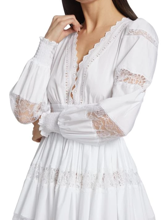 DOLCE&GABBANA Tiered Lace Insert Minidress 7 DOLCE&GABBANA Tiered Lace Insert Minidress - Image 5