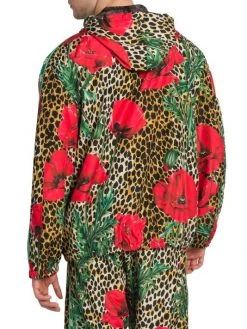 DOLCE&GABBANA Ocelot And Flower Motif Hooded Jacket For Men -Deals DOLCE&GABBANA Store unnamed file 981